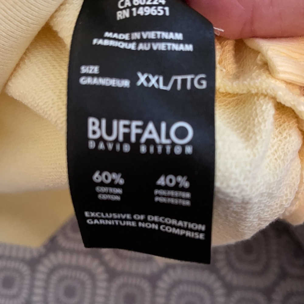♦️♦️SOLD♦️♦️NWT Buffalo David Bitton sweatshirt - Picture 8 of 8
